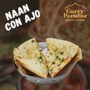 Naan con ajo