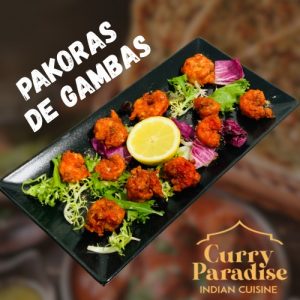Pakoras de Gambas